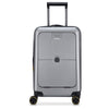 Delsey Paris Turenne 2.0 - 4-Rollen-Kabinentrolley mit Vortasche 55 cm USB erw. (silber)