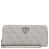 Guess Laurel II SLG Large Zip Around - Portafoglio 12cc 20,5 cm (logo latte)