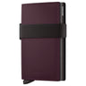 Secrid Bandwallet Matte - Kreditkartenetui 6cc 10.3 cm RFID (plum)