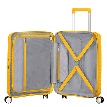 American Tourister Soundbox - 4-Rollen-Kabinentrolley 55 cm erw. (gelb) - Ansicht 2
