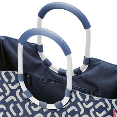 reisenthel shopping loopshopper L - Borsa da shopping con manico 46 cm (frame signature navy)