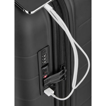 Wenger Syntry 44 - 4-Rollen-Kabinentrolley 55 cm (black/heather grey)