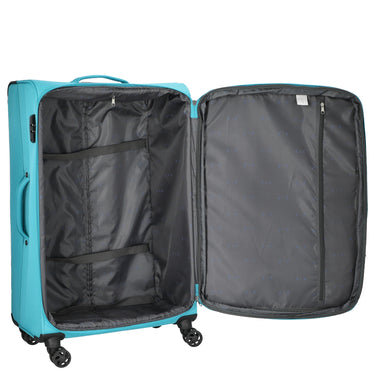 D&N Travel Line 6804 - 4-Rollen-Trolley 76 cm (türkis) - Ansicht 6