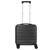 CHECK.IN London 2.0 - Trolley da viaggio a 4 ruote 17" 46 cm (nero)