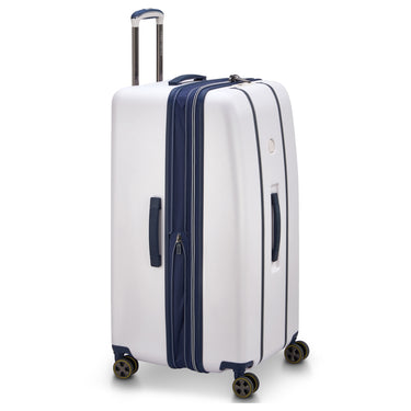 Delsey Paris Cadence Trunk - 4-Rollen-Trolley 80 cm erw. (elfenbein/blau) - Ansicht 3