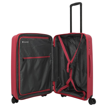 Travelite Air Stripe - 4-Rollen-Trolley Set 3tlg. erw. L/M/S (Slim) (red) - Ansicht 11