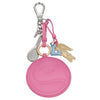 Lacoste Mirror Racket Croc Charm - Keychain (fushia)