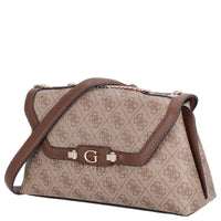 Guess Lindsey XBody Flap - Shoulder Bag 27 cm (latte logo)