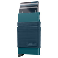 Secrid Flexwallet - Portacarte di credito 6cc 10,2 cm RFID (teal)