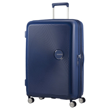 American Tourister Soundbox - 4 - Rollen - Trolley 77 cm erw. (blau) - Markenkoffer