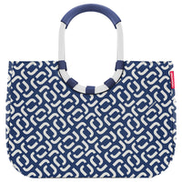 reisenthel shopping loopshopper L - Einkaufstasche mit Bügel 46 cm (frame signature navy)