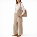 Guess Anise Multi Comp Tote - Shopper 37 cm (dark taupe logo) - Ansicht 7