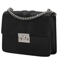 Seidenfelt Roros - Borsa a tracolla 21 cm (black/silver)