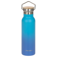 Lässig Double Walled Bottle Stainless Steel Unique - Bottiglia d'Acqua 460ml (Unique Gradient Blue)