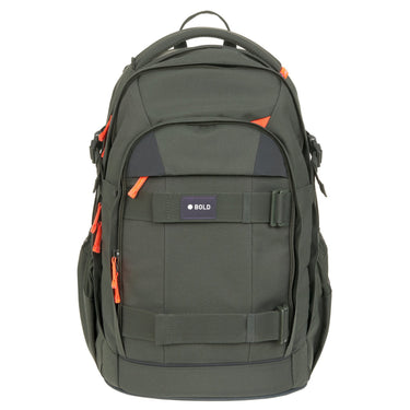Lässig Bold Origin - Zaino scolastico 46.5 cm (Oliva scura)