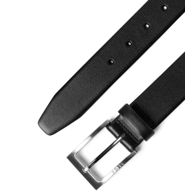 BOSS Barnabie - Ledergürtel mit Dornschließe 3.5 cm (black, 100) - Markenkoffer