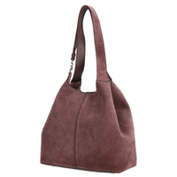 Coccinelle C-Easy Suede - Borsa shopper 31 cm (berry/berry)