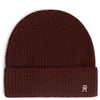 Tommy Hilfiger Cashmere Beanie - Hat (deep burgundy)