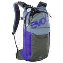 Evoc Stage 6 + Hydrationsblase 2 - Fahrradrucksack 42 cm (steel/violet/dark olive) - Ansicht 3