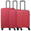 Travelite Air Stripe - Set trolley con 4 ruote 3 pz. (red)