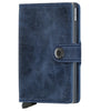 Secrid Vintage Miniwallet - Geldbörse RFID 6.5 cm (blue)