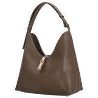 Furla Goccia M Hobo - Borsa a spalla 30.5 cm (muddy gray)