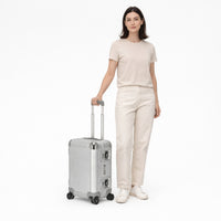 FPM Milano Bank S Aluminium Spinner 53 - 4-Rollen-Kabinentrolley 53 cm (moonlight silver) - Ansicht 10