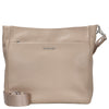 Mandarina Duck Mellow Leather - Borsa a tracolla L 35 cm (taupe caldo)