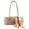 Les Visionnaires Hazel Baguette Cozy Scarf - Schultertasche 35 cm (mushroom)