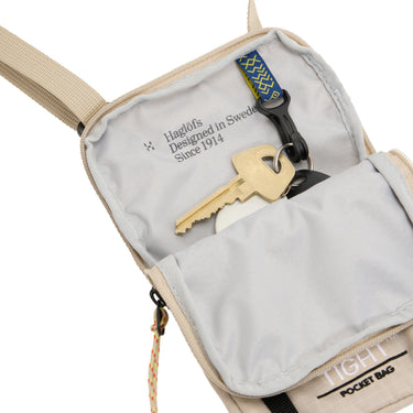 Haglöfs Tight Pocket Bag - Umhängetasche 16.5 cm (chalk beige/true black) - Ansicht 5
