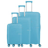 Travelite Pacific - 4-Rollen-Trolley Set 3tlg. (Light Blue)