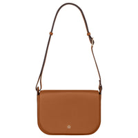 Aigner Pura M - Borsa a tracolla 26 cm (marrone cognac)
