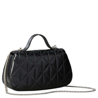 Calvin Klein Quilted Emblem - Borsa a tracolla 26 cm (nero)