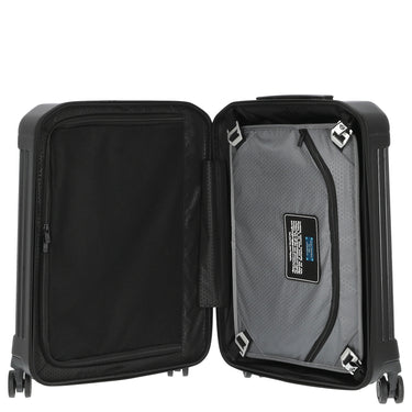 Piquadro PQ-Light - Ultra Slim 4-Rollen-Kabinentrolley 55 cm (matt black) - Ansicht 6