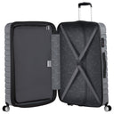 American Tourister Flashline - 4 - Rollen - Trolley 78 cm erw. (silber) - Markenkoffer