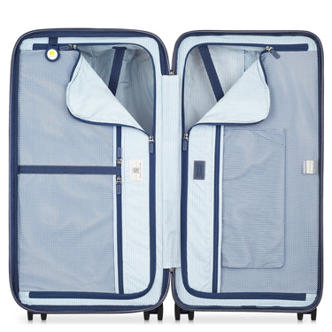 Delsey Paris Cadence Trunk - 4-Rollen-Trolley 80 cm erw. (elfenbein/blau) - Ansicht 5