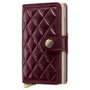 Secrid Miniwallet Emboss Diamond - Kreditkartenetui 6cc 10.2 cm RFID (bordeaux+)