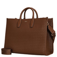 BOSS Borsa Sandy da donna - Shopper 37 cm (marrone medio)