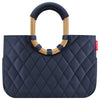 reisenthel loopshopper M / Borsa shopper 40 cm (frame rhombus midnight gold)