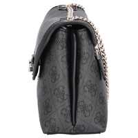 Guess Lindsey XBody Flap - Umhängetasche 27 cm (coal logo) - Ansicht 3