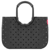 reisenthel shopping loopshopper L - Borsa da shopping con manico 46 cm (struttura lucida a pois neri)