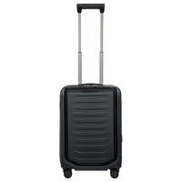 Porsche Design Roadster Hardcase - Trolley da cabina con 4 ruote e tasca frontale S 55 cm (black matt)