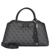 Guess Lindsey Satchel - Borsa a mano 36 cm (coal logo)