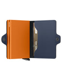 Secrid Matte Twinwallet - Geldbörse 12cc 7 cm RFID (night blue-orange) - Ansicht 3