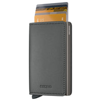 Secrid Slimwallet Matte Satin - Portafoglio 6cc 10,2 cm (acciaio)