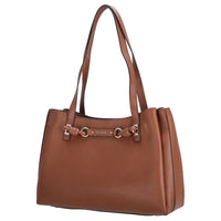 Guess Camelia 3 Comp Tote - Borsa shopper 38 cm (cognac)