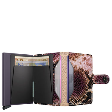 Secrid Miniwallet Serpent - Geldbörse 6cc 10.2 cm RFID (purple)