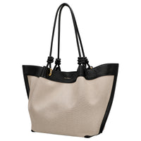 Coccinelle Finn Canvas - Borsa a mano 32 cm (natural/noir)