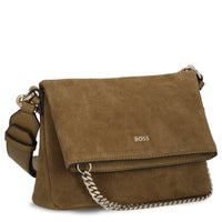 BOSS Women Yelena Flap Crossbody - Shoulder Bag (medium beige)