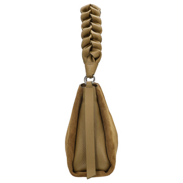 Coccinelle Boheme Suede Bimaterial - Schultertasche 30 cm (seagras/seagras) - Ansicht 3